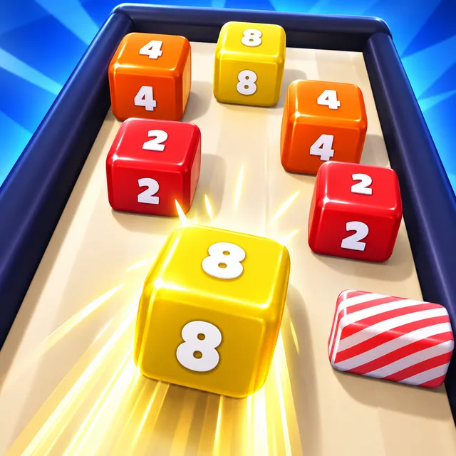 Cube Rush: Merge 2048