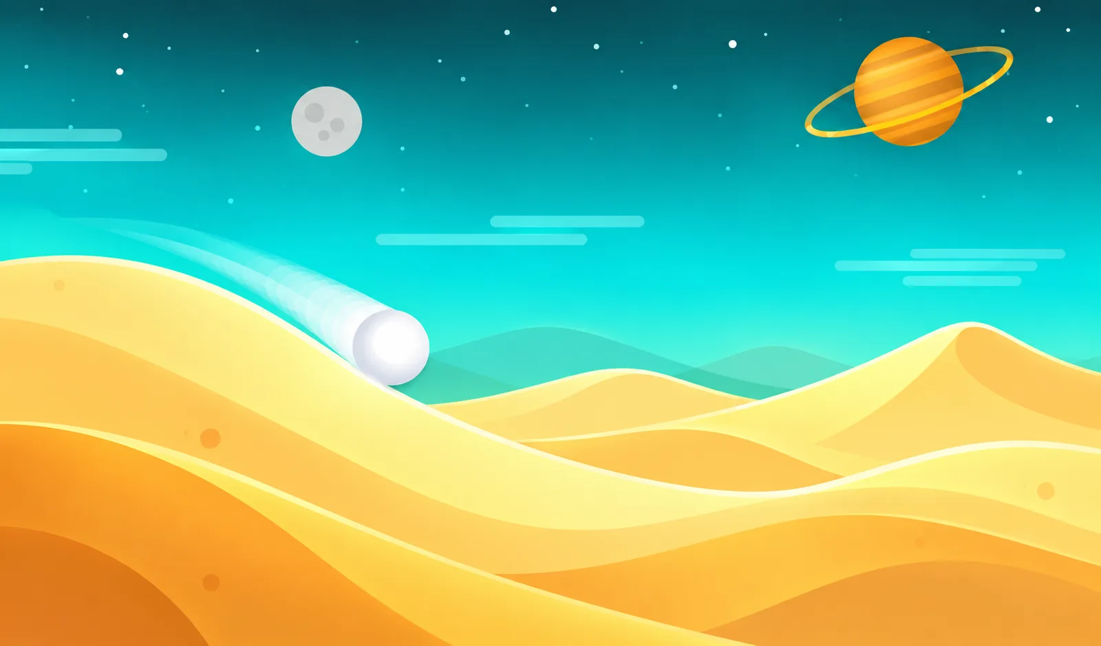 Speed Alien Running Racing Game Dune Glide - Free Online One-Tap Sand Dune Gliding Game | PlayKovo
